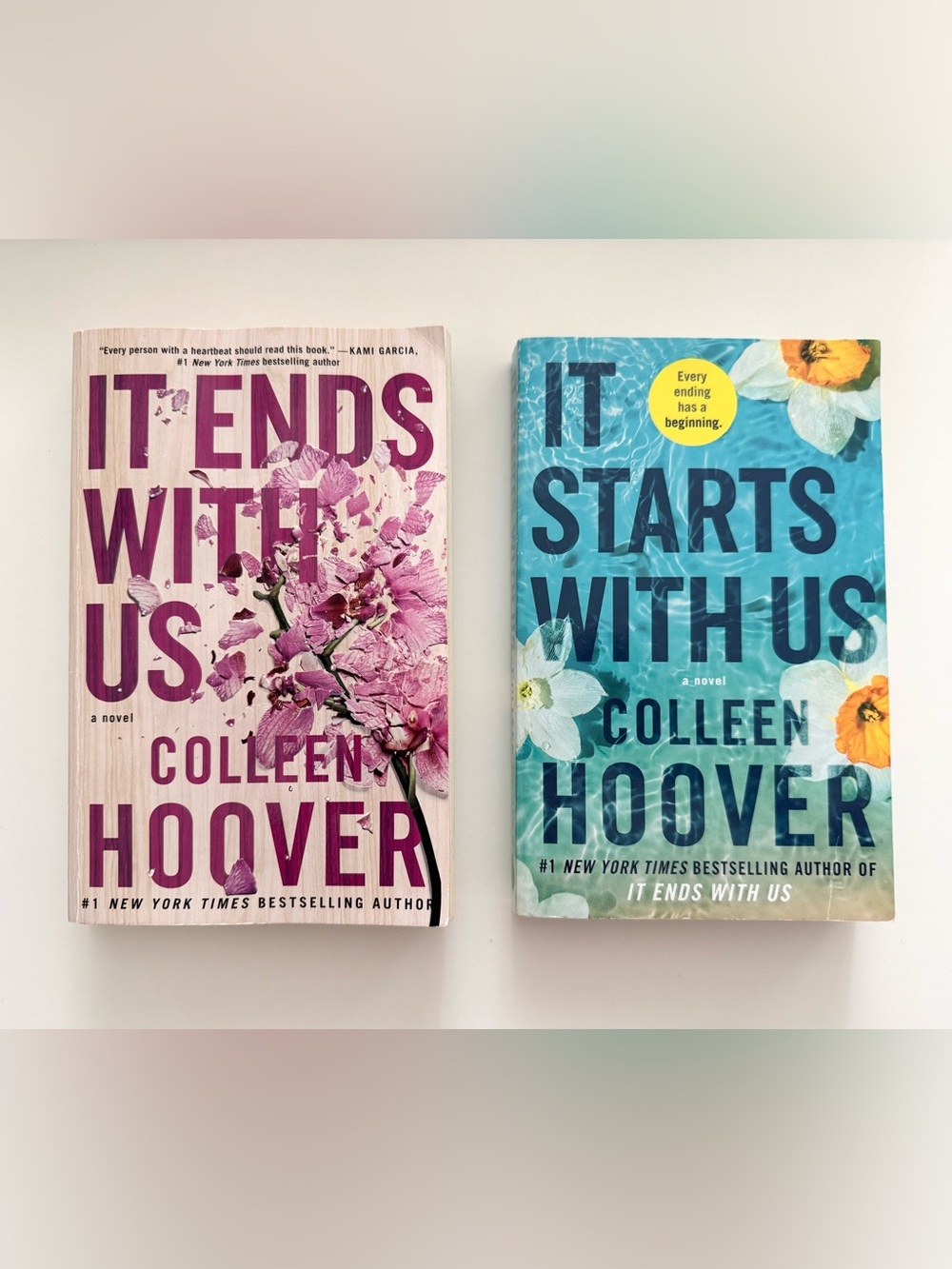It Ends With Us & It Starts With Us Paperback Set - Colleen Hoover Paperback